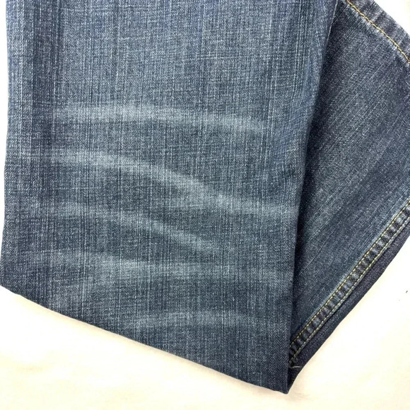 Levi’s 527 Med Wash Fading & Whiskering Mens Classic Butcut Jeans Size 36/30 - Picture 6 of 16